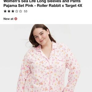 NOT FOR SALE! IN SEARCH OF ROLLER RABBIT x TARGET SEA LIFE PJ SET IN 4XL